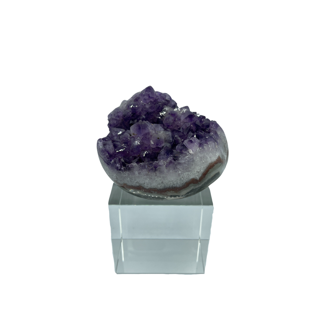 Amethyst Geode Tall Stand