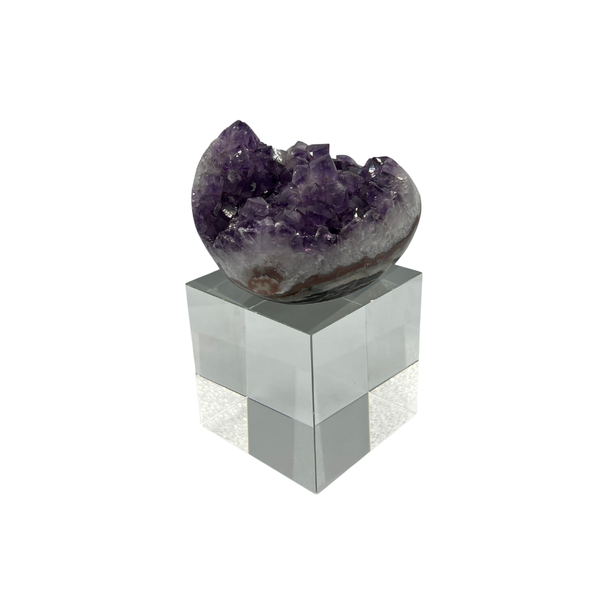 Amethyst Geode Tall Stand