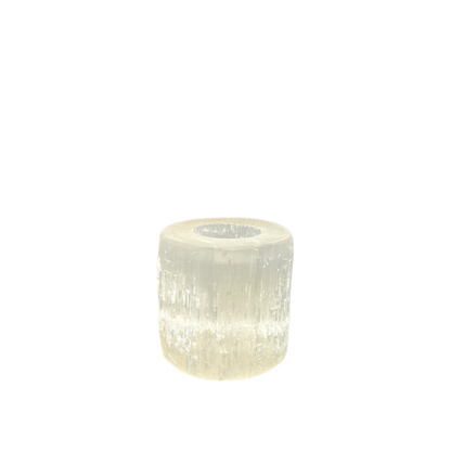 Selenite Candle Holder