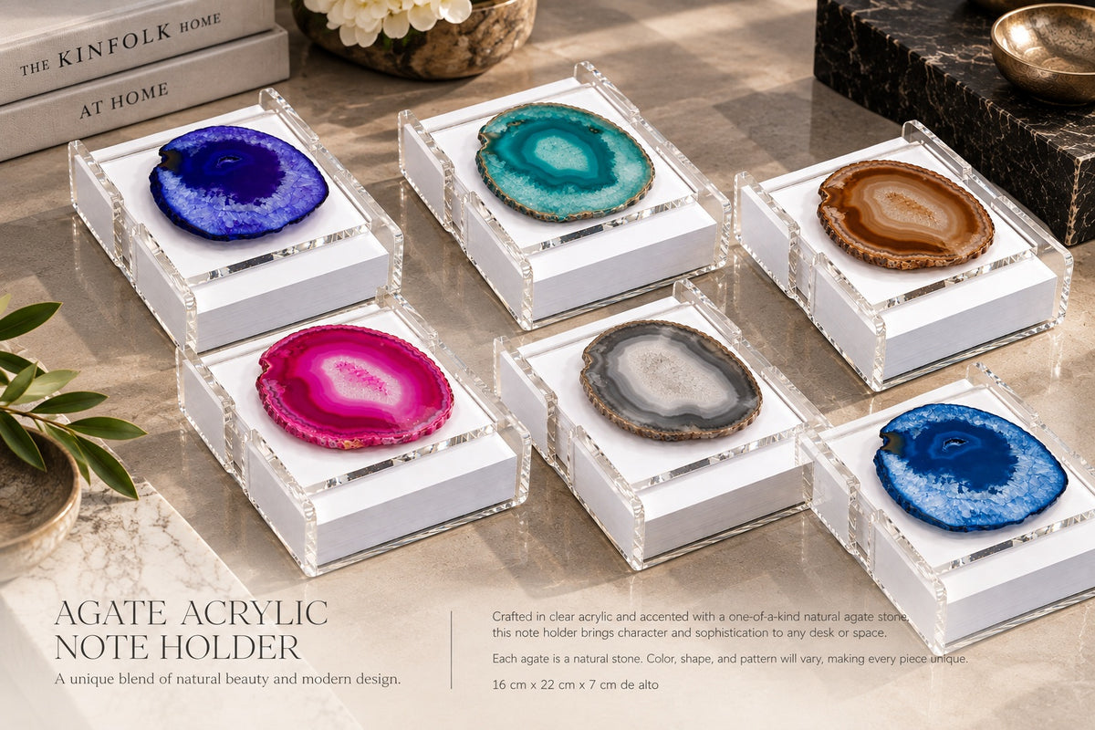 Agate Acrylic Note Holder