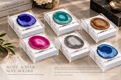 Agate Acrylic Note Holder