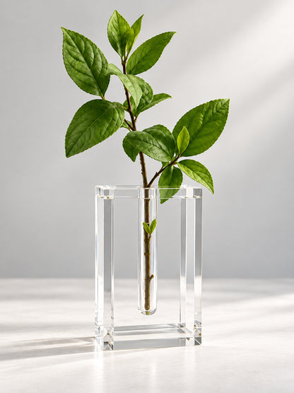 Single Stem Acrylic Flower Holder