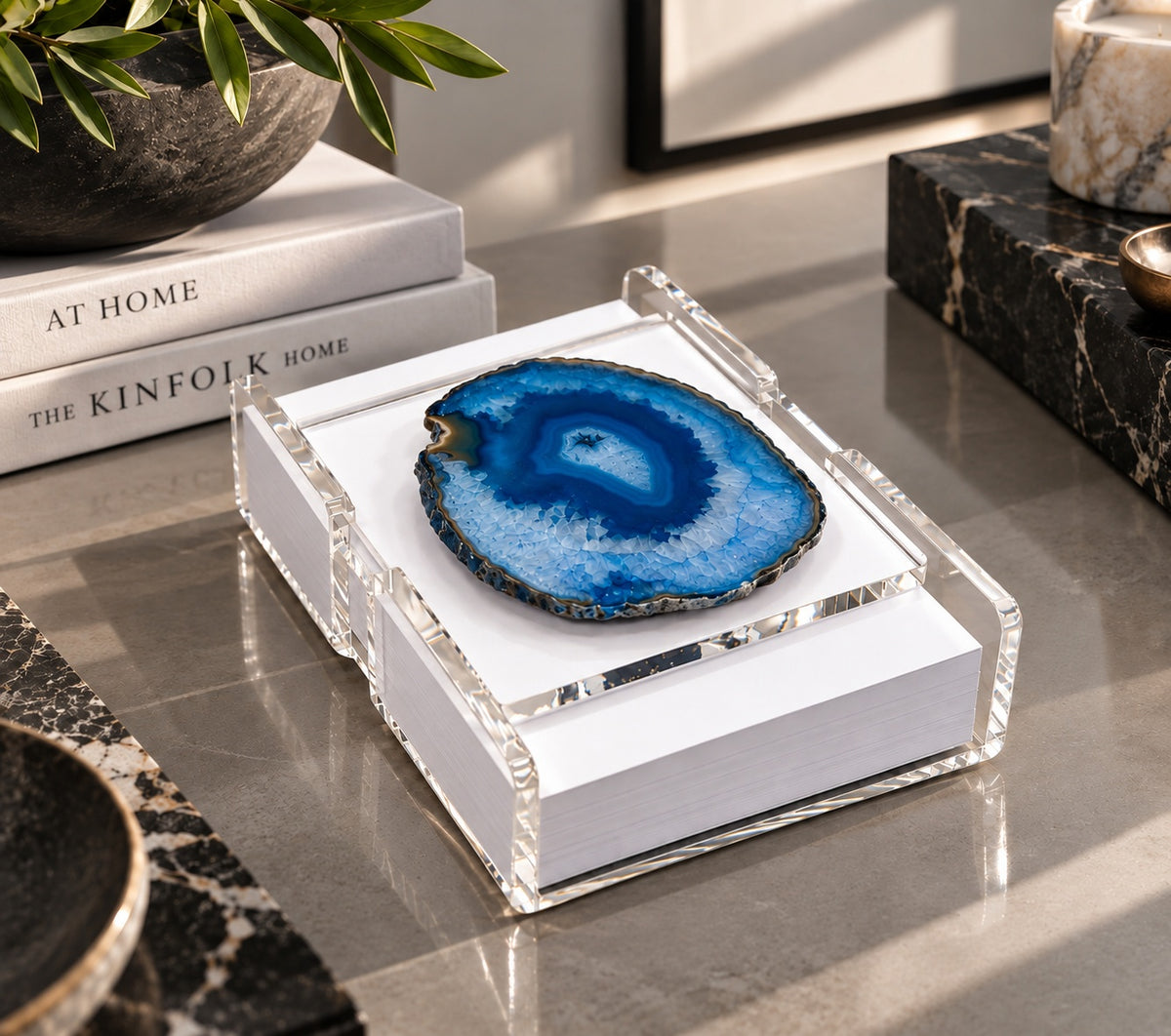 Agate Acrylic Note Holder