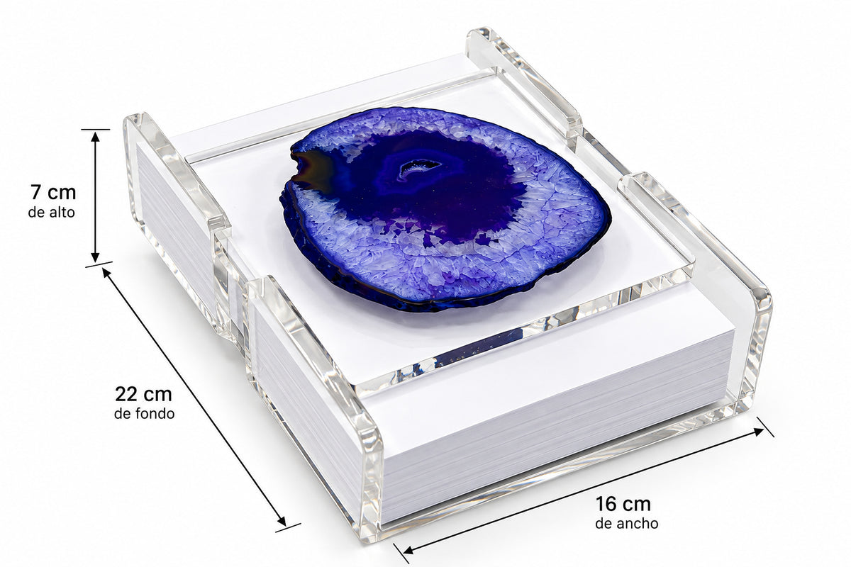 Agate Acrylic Note Holder