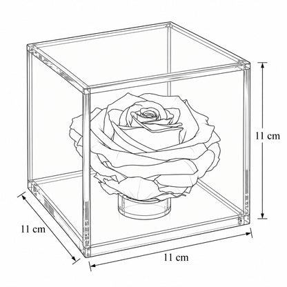 "The Condolences Rose Cube"