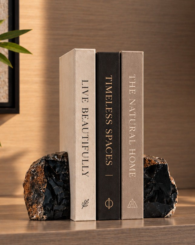 Obsidian Bookend