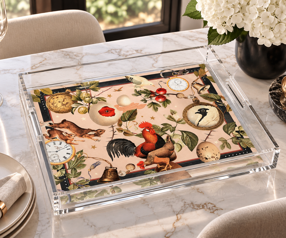 Art Edition- 9mm Acrylic Serving Tray