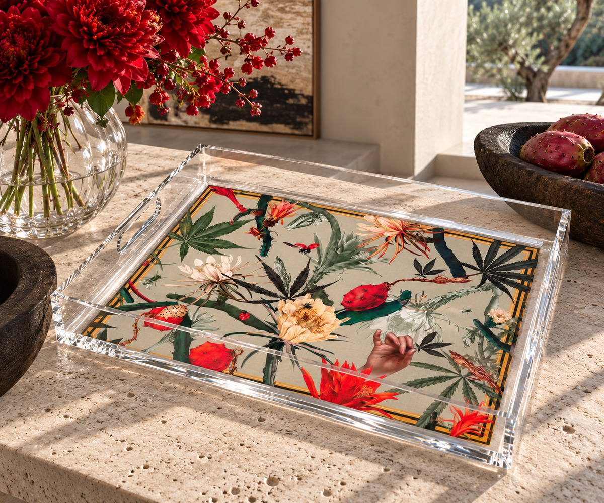 Art Edition- 9mm Acrylic Serving Tray