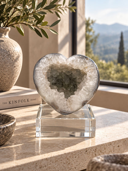 Corazón de geoda