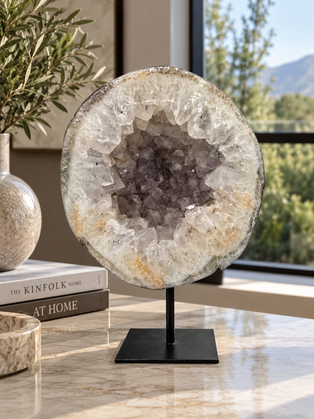 Amethyst Geode Round